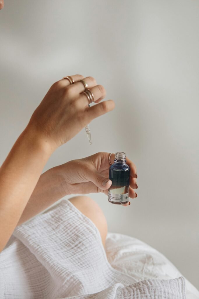A bottle of Korean PDRN serum for skin barrier repair and cellular rejuvenation