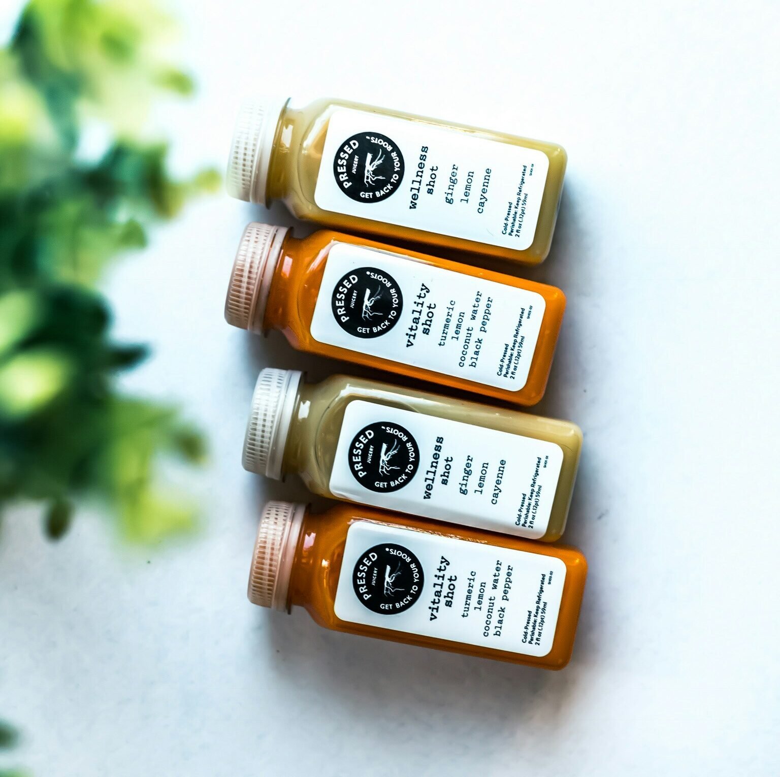 A morning wellness routine setup with fresh organic ginger roots, lemons, and natural botanical elixirs